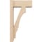 Ekena Millwork 6-in W x 14-in D x 26-in H Balboa Block Rough Cedar Woodgrain TimberThane Outlooker, Primed Tan OUTUR060X14X26BOA44RCPR - alternate 2